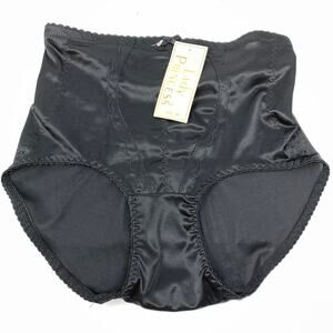 Lady Princess Womens Medium Shapewear Panties Black NEW